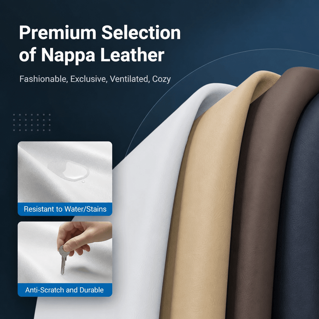 Nappa Leather Trunk Mat for Model Y Juniper (7 PCS)