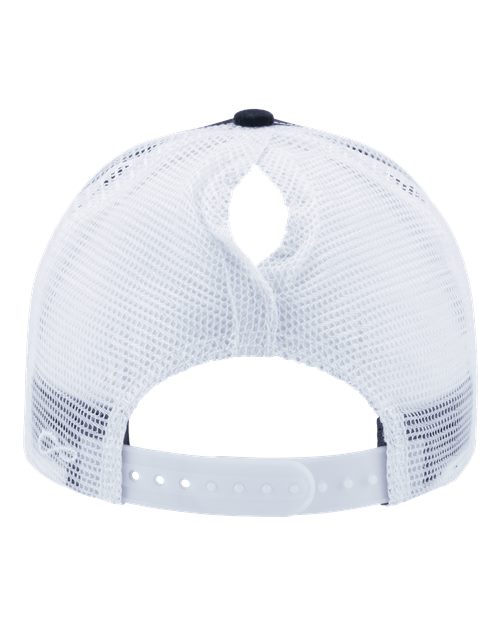 Piston Head Puff Pink Ponytail Hat