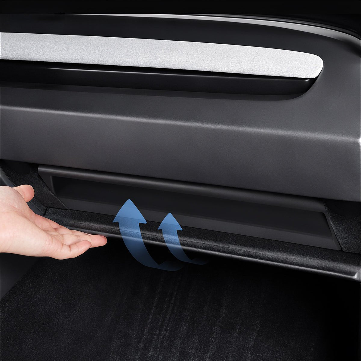 Push-Pull Glovebox Storage Case for Tesla Model 3 Highland / Model Y Juniper / YL (LHD)