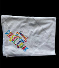 Rainbow Splatter Truck Baby Blanket
