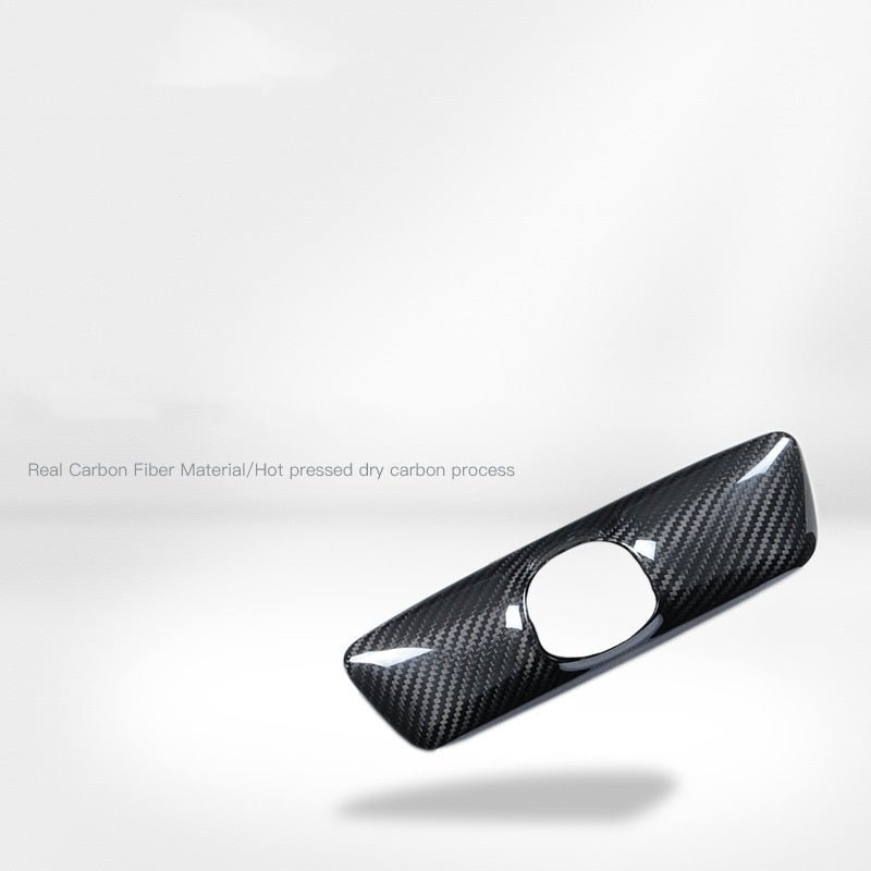 Dry Carbon Fiber Interior Rearview Mirror Cover for Model 3/Y | 4 Finishes | Lightweight
