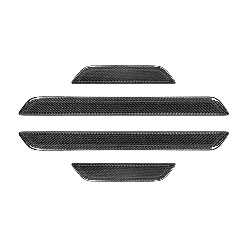 Real Dry Carbon Fiber Door Sill Strip Cover for Model 3 / Y