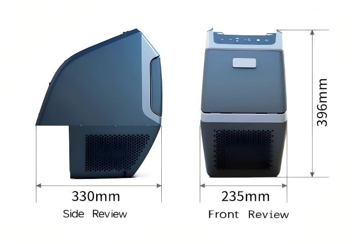Rear Armrest Box Refrigerator for Model Y | Compressor Cooling | 40-Min Fast Cool | Non-Destructive Install