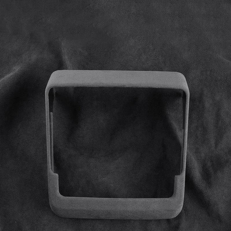 Rear Display Frame In Tumbled Leather for Model 3 Highland / Model Y Juniper / Model YL