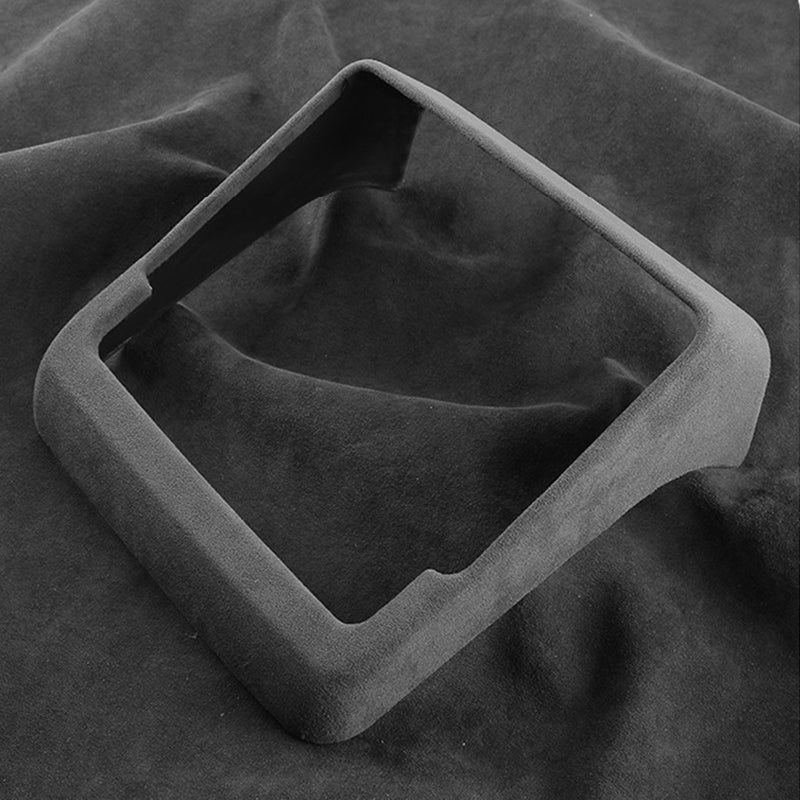 Rear Display Frame In Tumbled Leather for Model 3 Highland / Model Y Juniper / Model YL