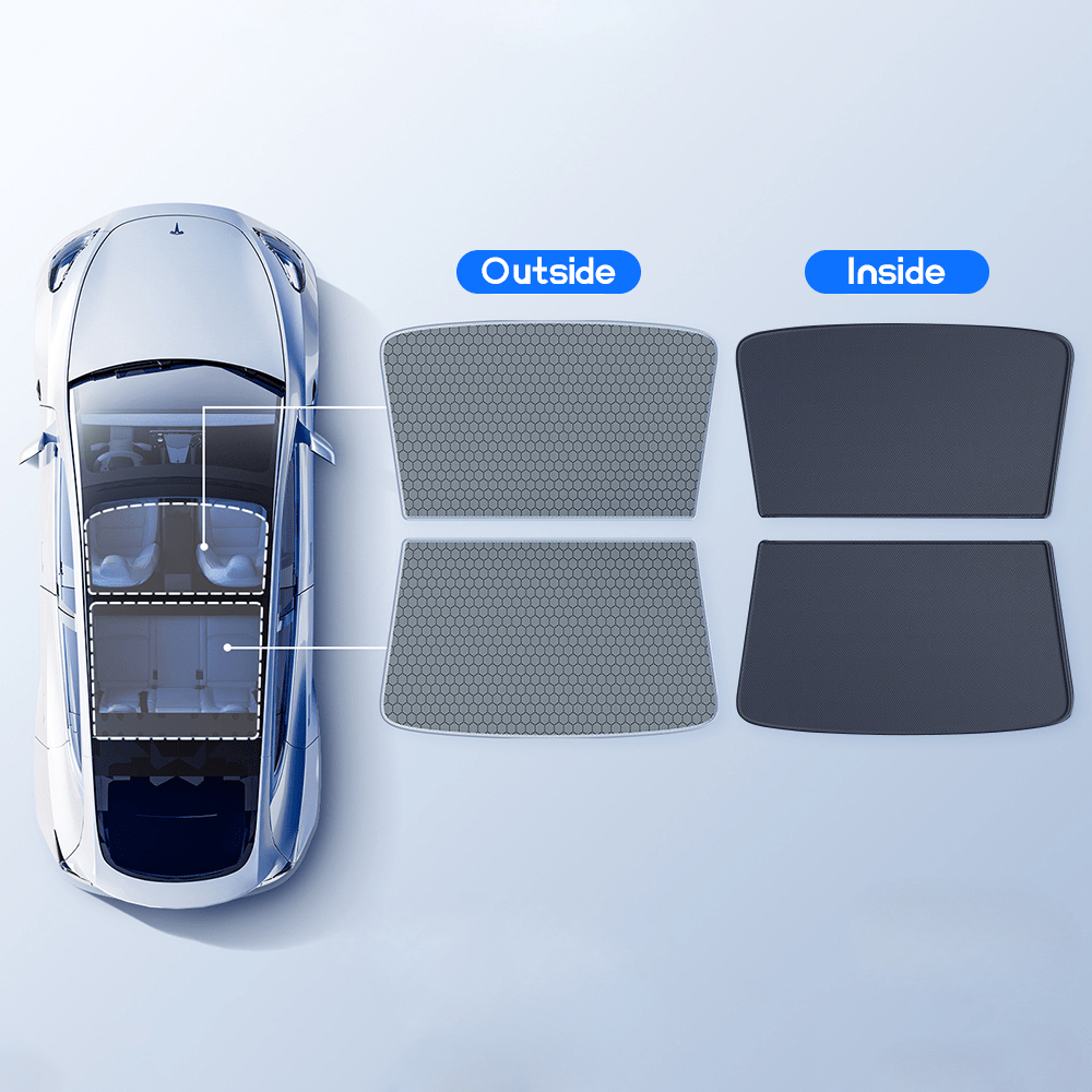 Glass Roof Sunshade for Tesla Model Y | TESERY
