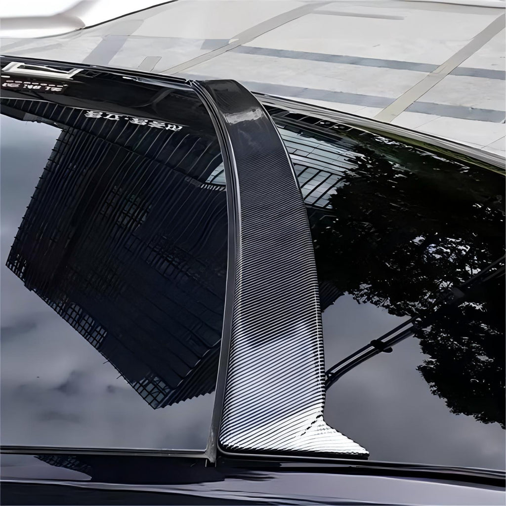 Roof Spoiler Window Top Wing For Tesla Model Y - Real Dry Carbon Fiber