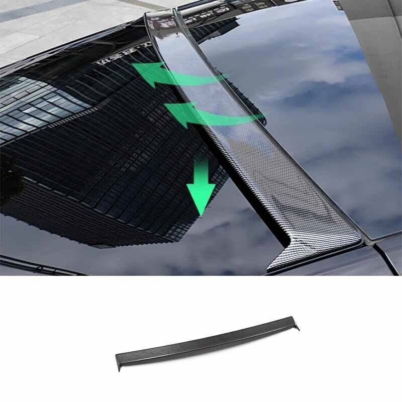 Roof Spoiler Window Top Wing For Tesla Model Y - Real Dry Carbon Fiber