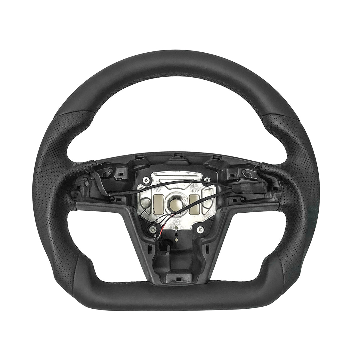 TESERY Touch Horn Round Steering Wheel Replacement for Tesla Model S / X 2021-2023