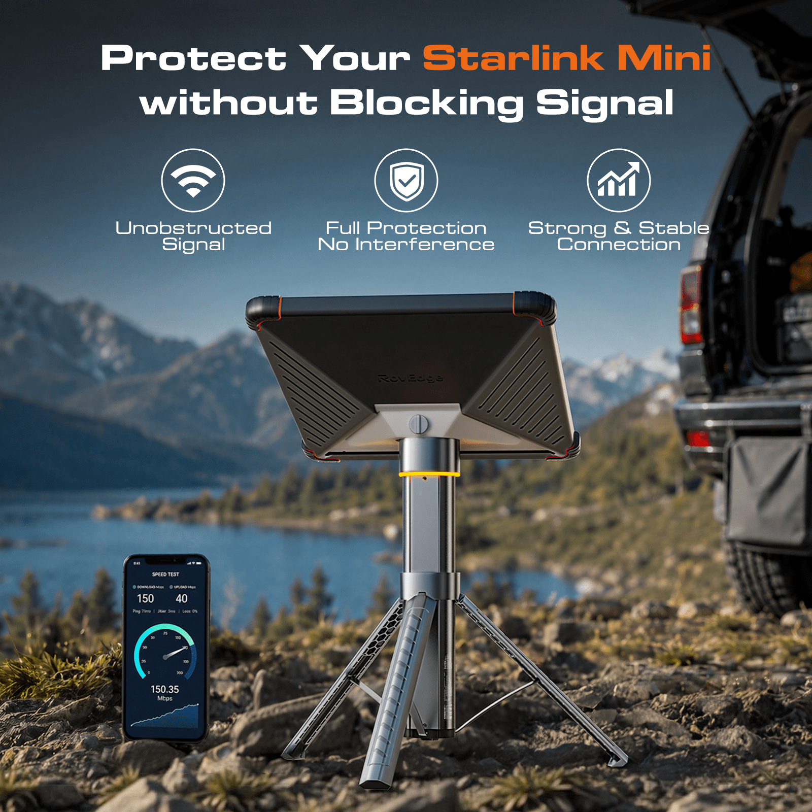 Starlink Mini R-Foot Armor Case | RovEdge