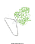 Roxor alternator drive belt (all years)