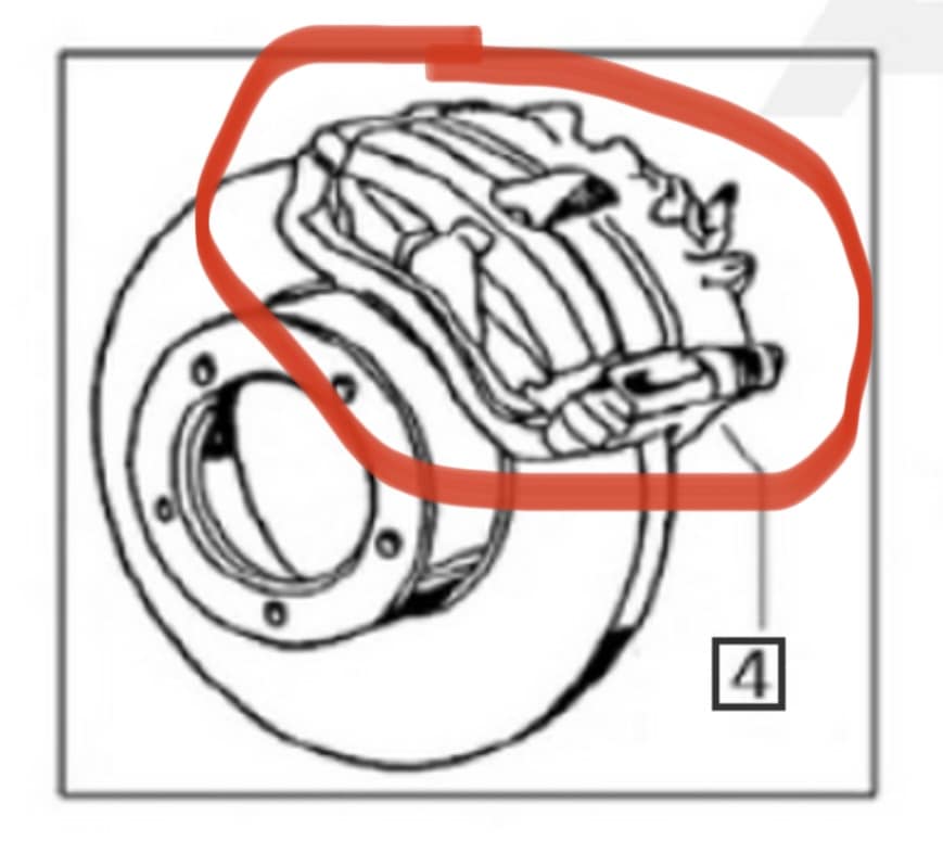 Roxor OEM Front Brake Caliper