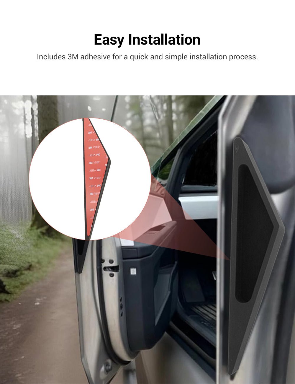 Scratch-Resistant ABS Door Handles for Cybertruck