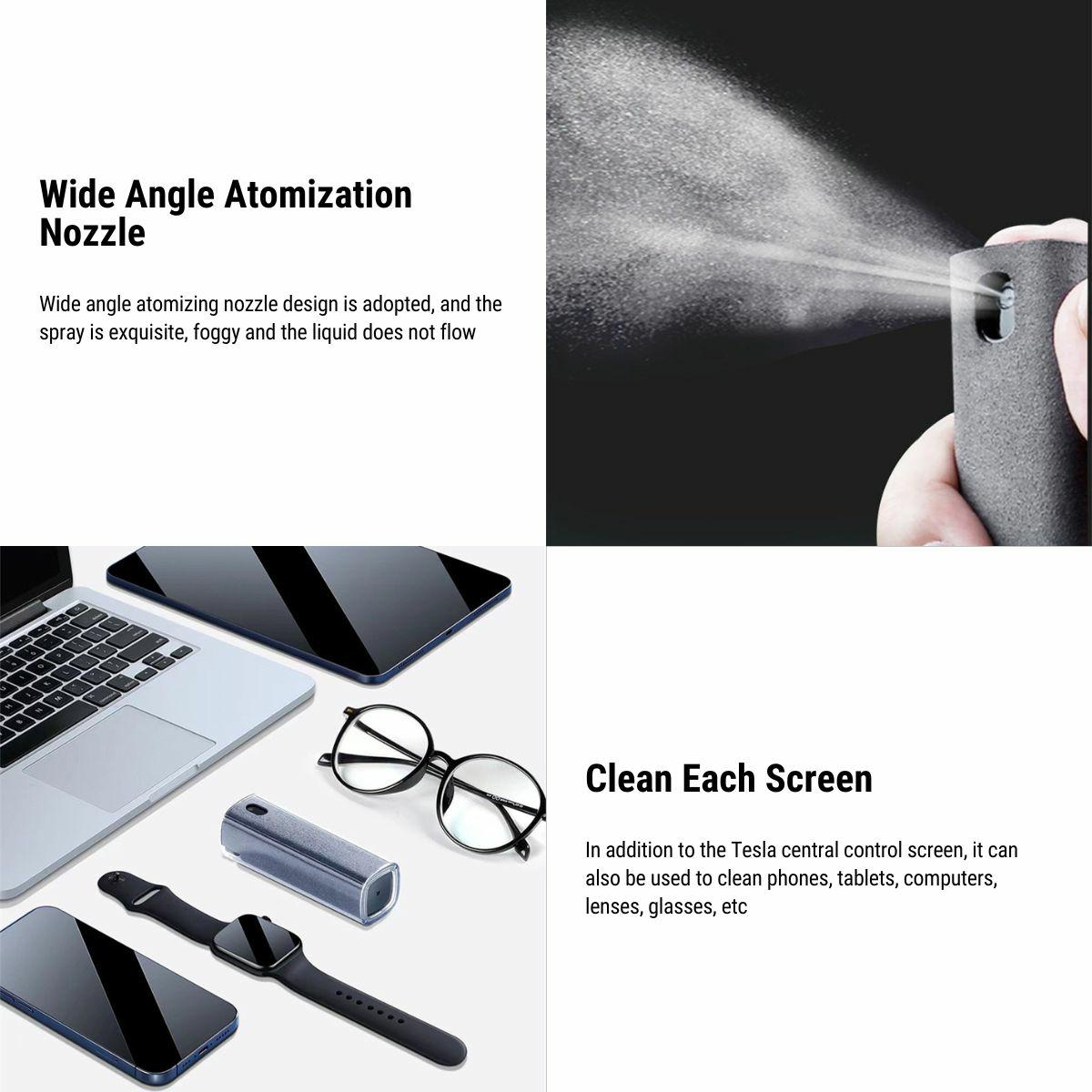 2-in-1 Screen Cleaner & Phone Stand | No Liquid | Microfiber | Streak-Free