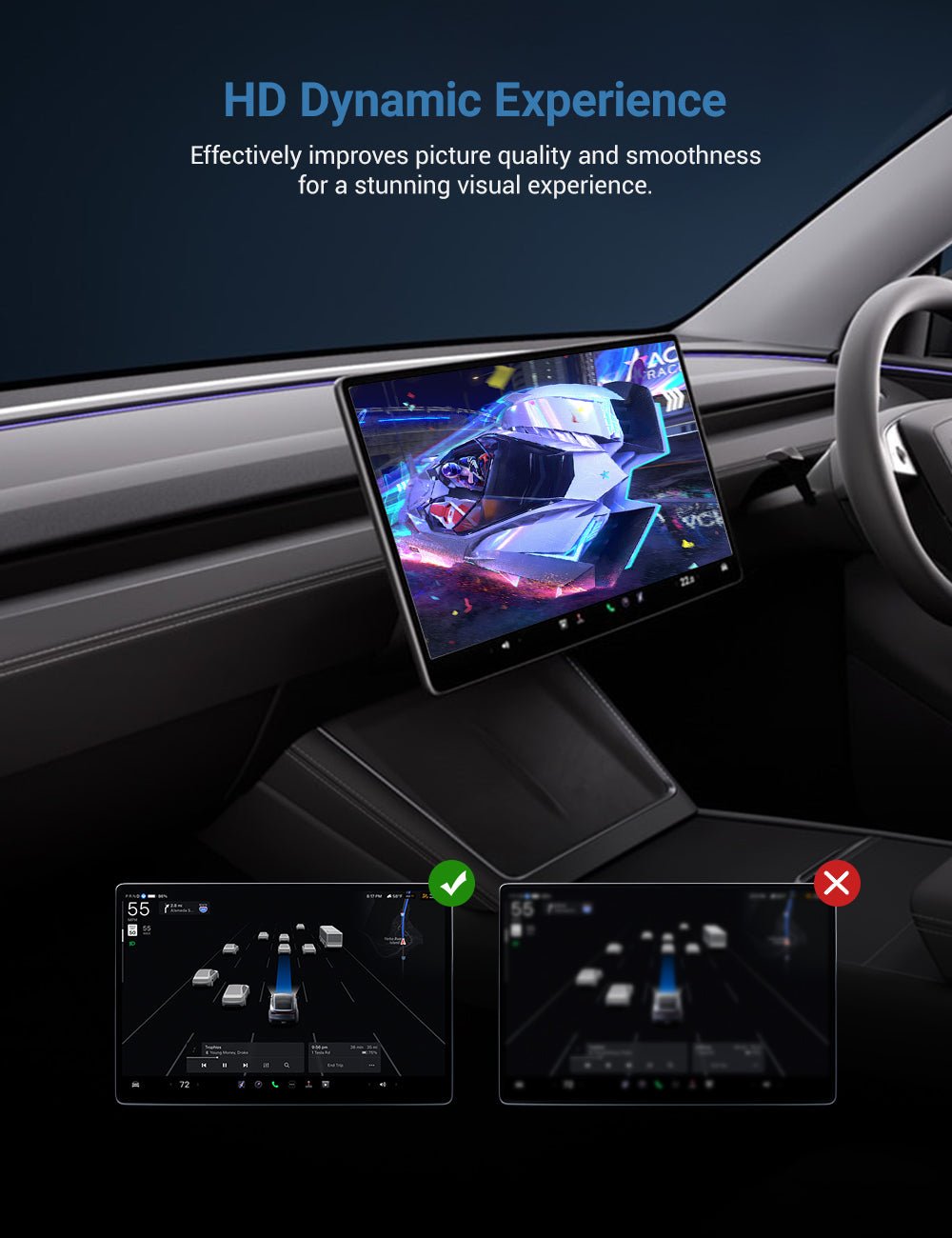 Tesla Screen Protector for Model 3 Highland / Model Y Juniper