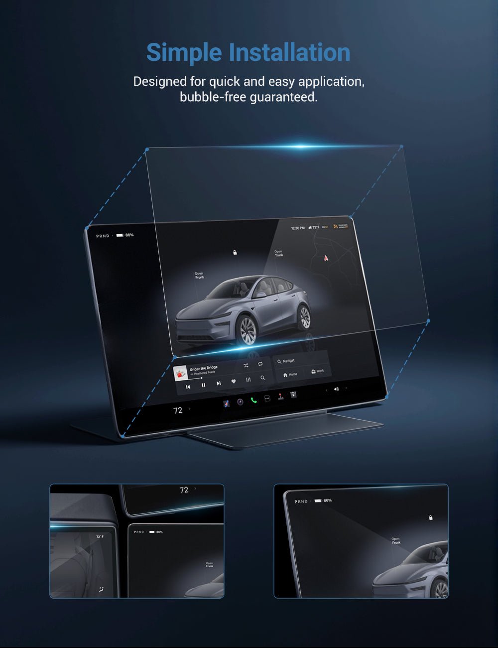 Tesla Screen Protector for Model 3 Highland / Model Y Juniper
