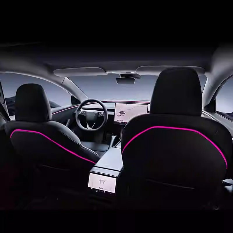 Seat Back Ambient Lighting for Model 3 Highland & Model Y Juniper (2PCS) | TESERY