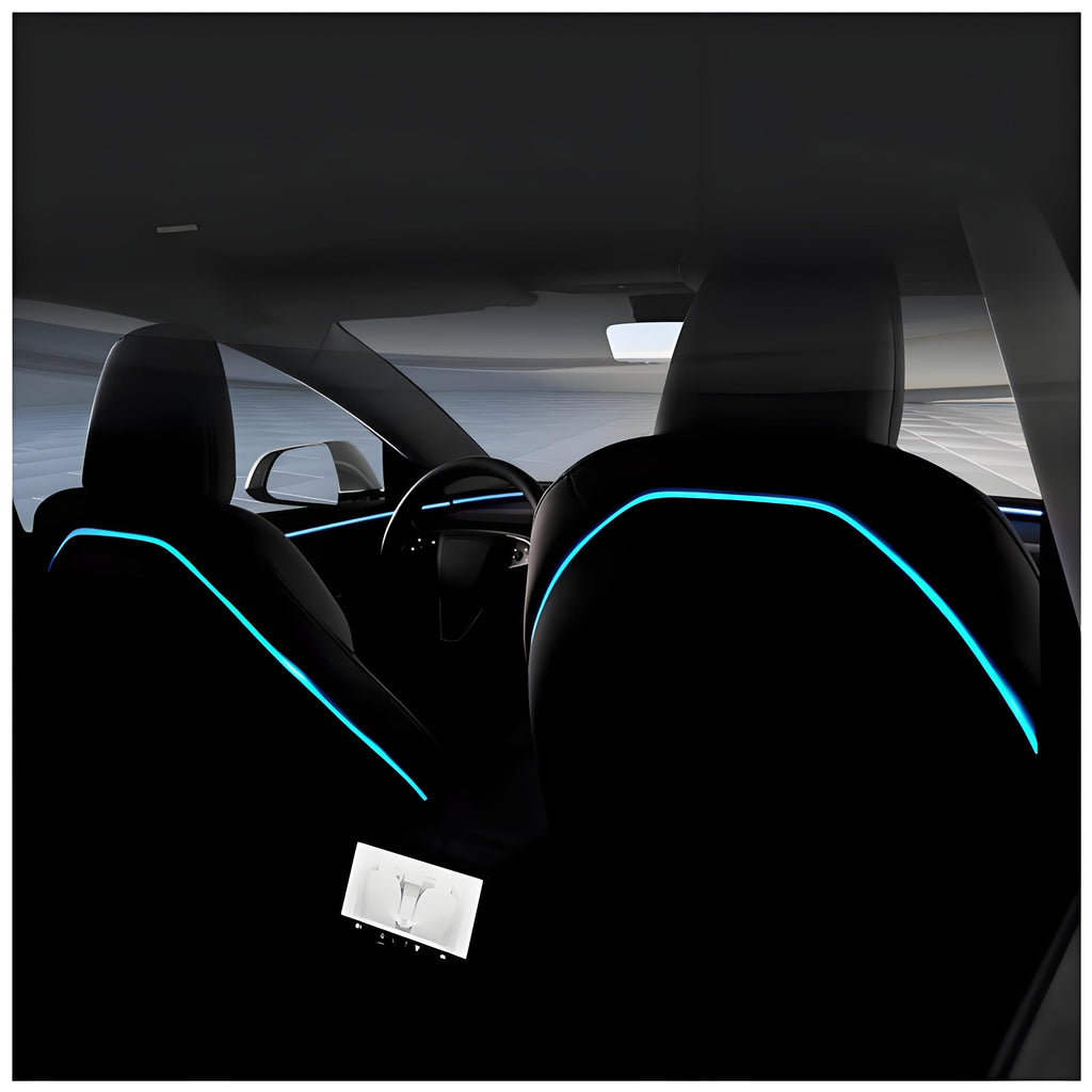 Seat Back Ambient Lighting for Model 3 Highland & Model Y Juniper (2PCS) | TESERY