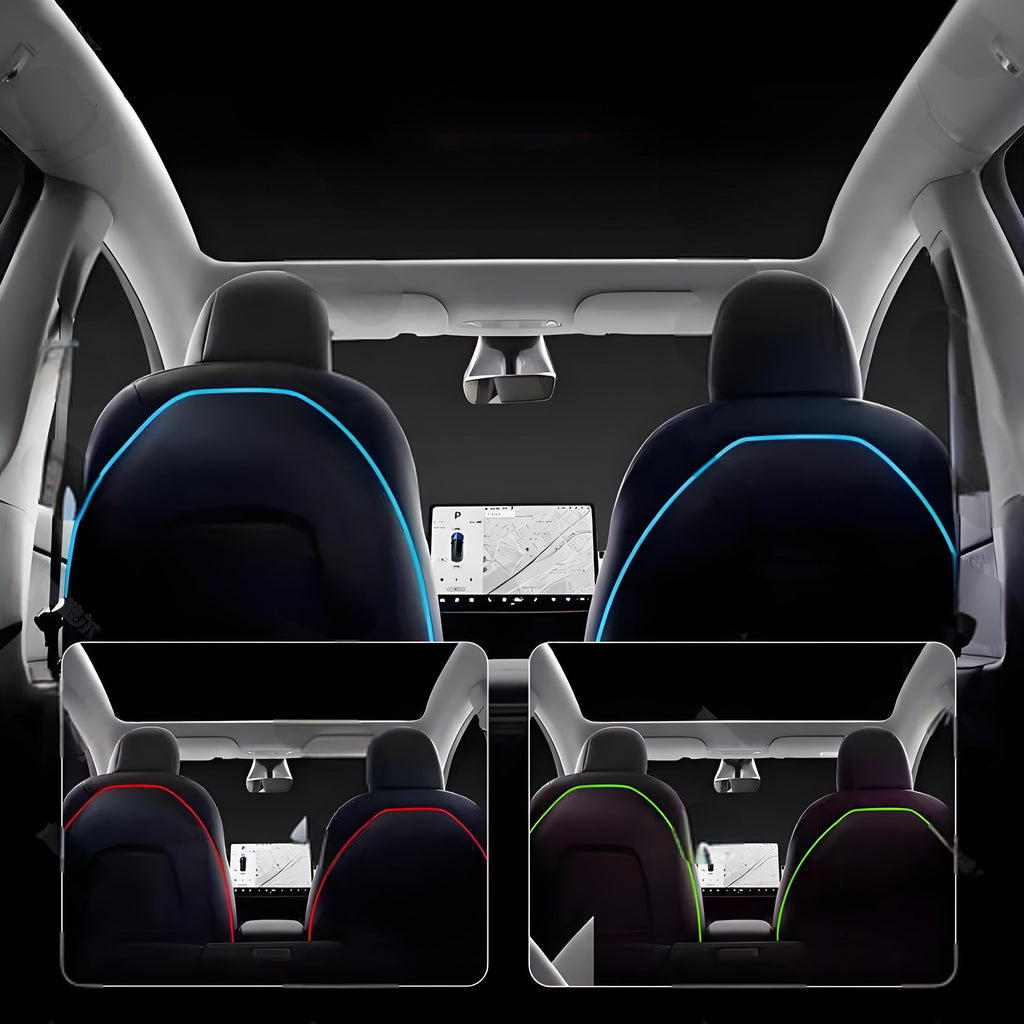 Seat Back Ambient Lighting for Model 3 Highland & Model Y Juniper (2PCS) | TESERY