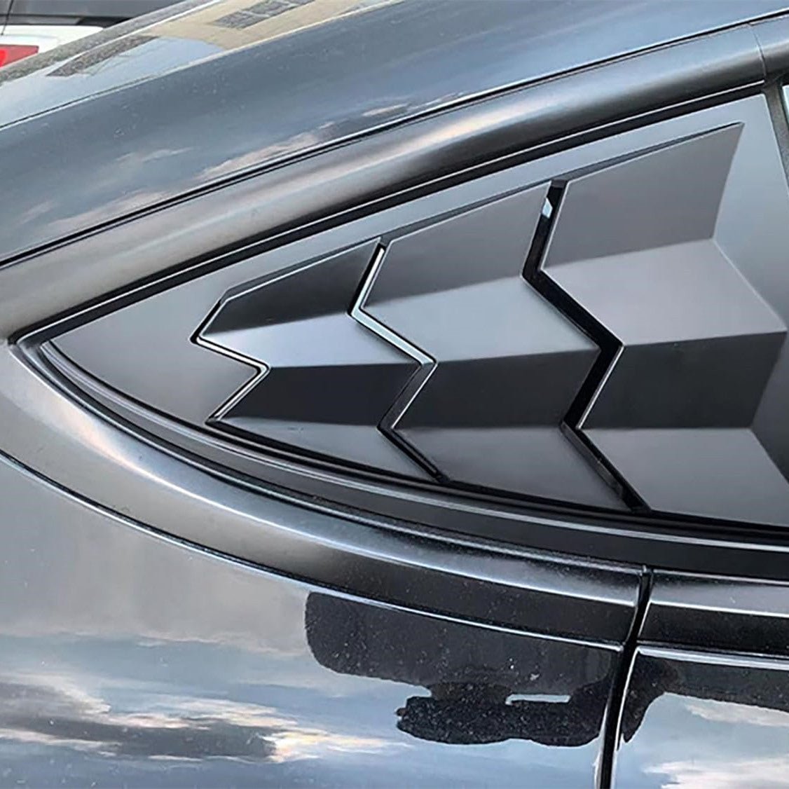 Rear Side Window Louvers Trim for Tesla Model 3 [2 PCS]