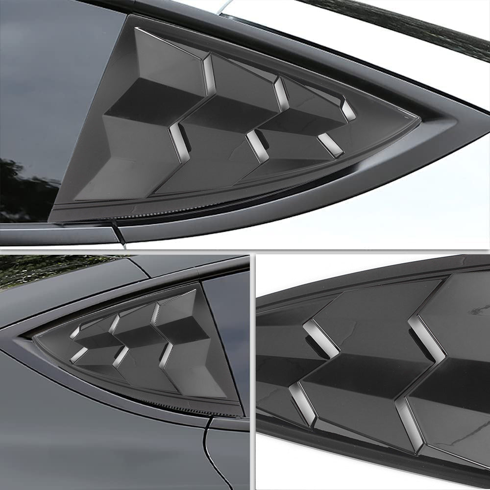 Rear Side Window Louvers Trim for Tesla Model 3 [2 PCS]