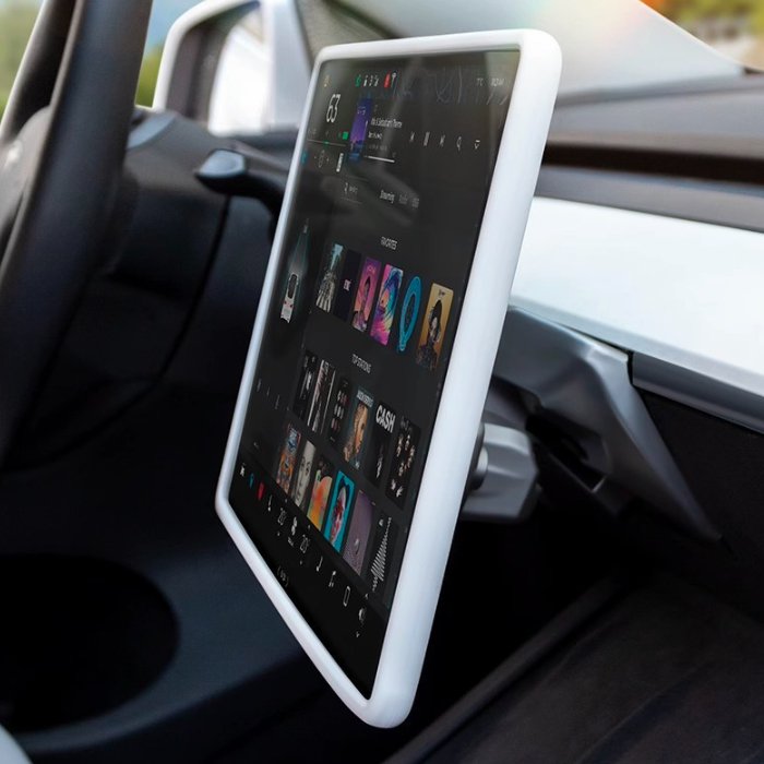 Silicone 15.6" Central Screen Protector Frame for Model 3 / Y