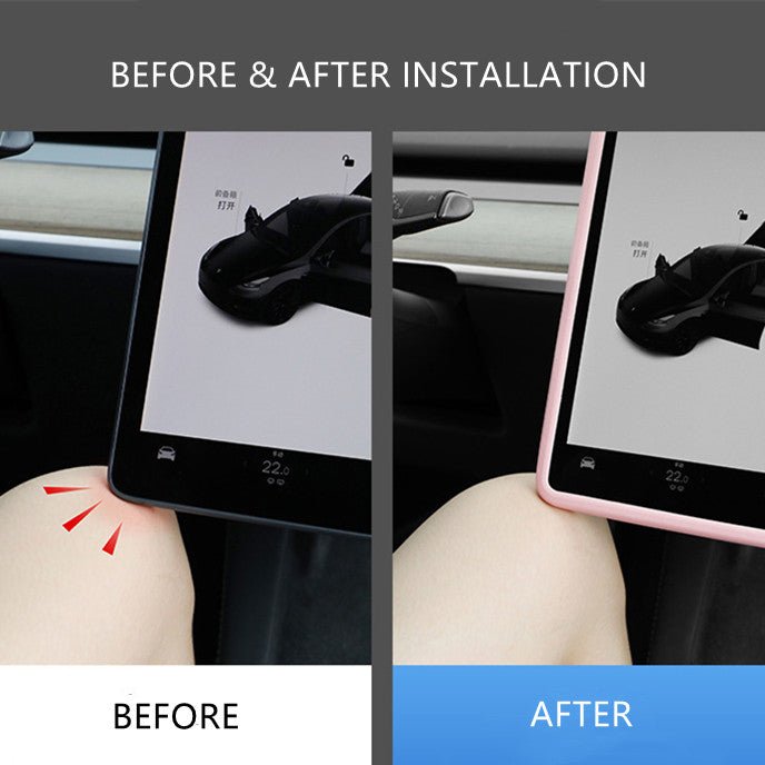Silicone 15.6" Central Screen Protector Frame for Model 3 / Y