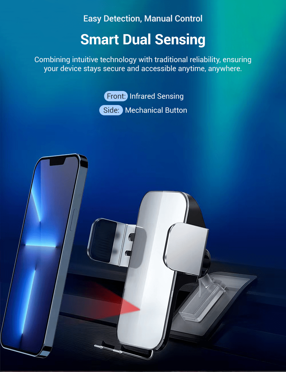 Solar Mobile Phone Holder for Model 3/Y | TESERY
