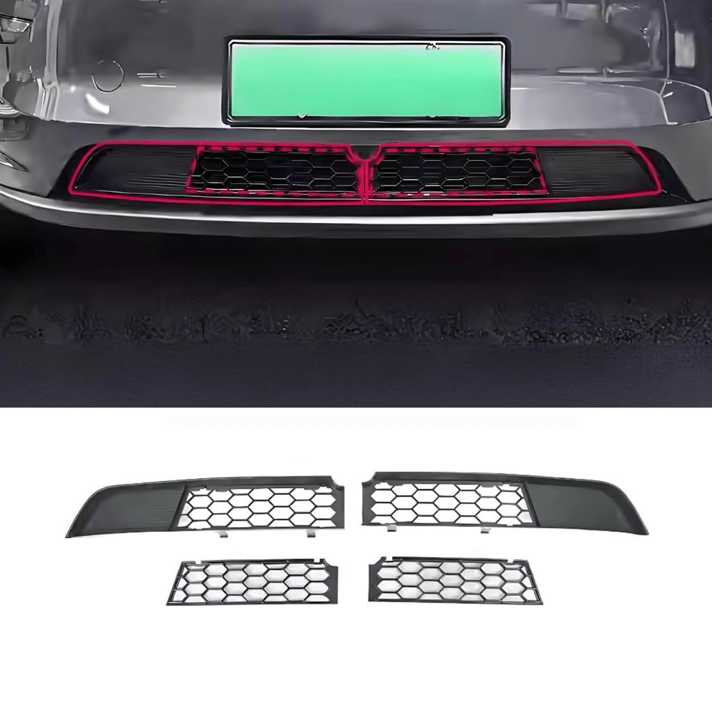 Split Insect Net Front Bumper Grill for Model Y Juniper / Model YL