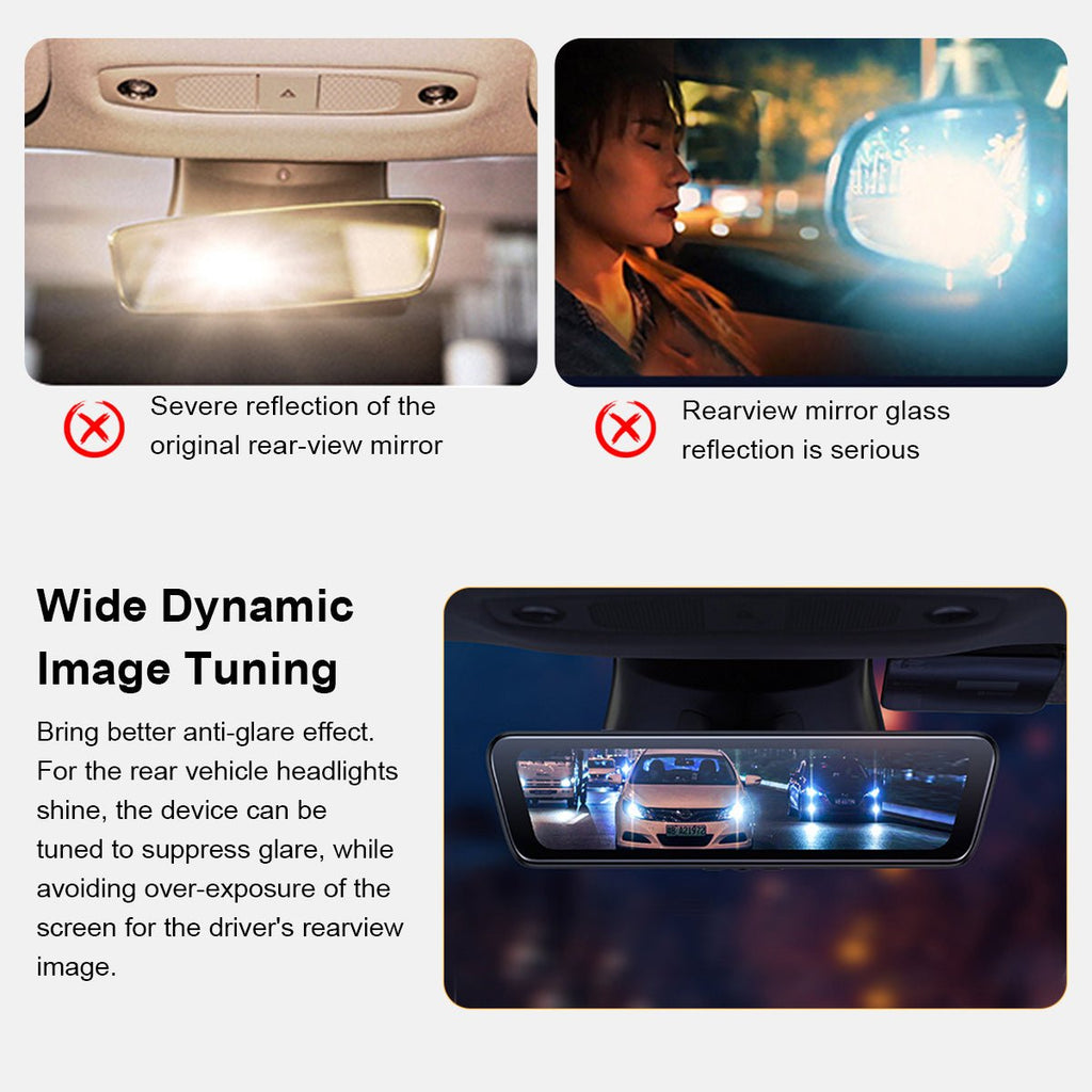 8.9″ Streaming Rear View Mirror Camera for Model 3/Y | TESERY