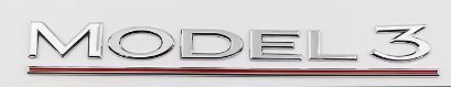 Letter Emblems for TESLA Tailgate | Multiple Colors | 3D ABS