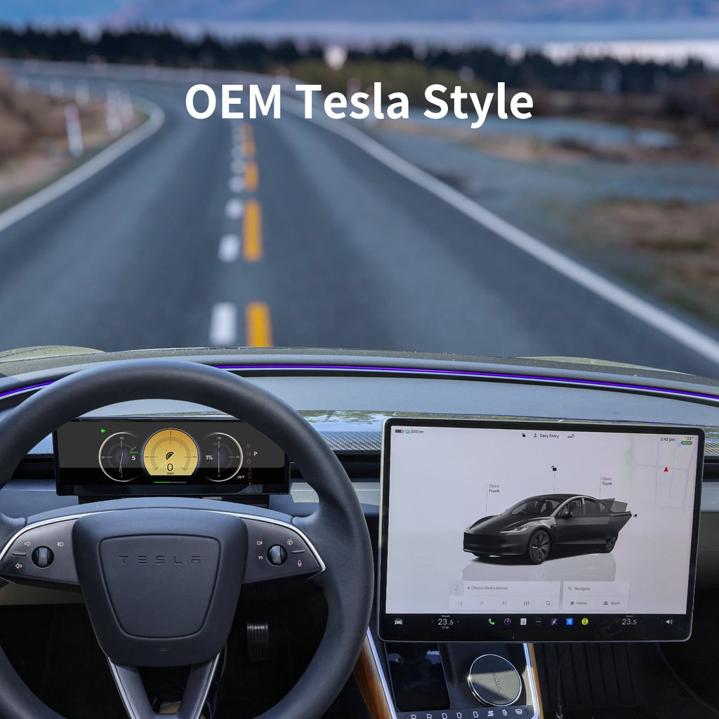 TESERY 10.88′′ Touch Screen Instrument Cluster Dashboard Display for Model 3/Y
