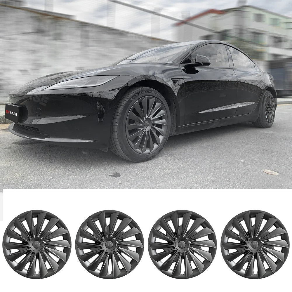 TESERY 18″ Blade Wheel Cover For Model 3 Highland (4PCS)