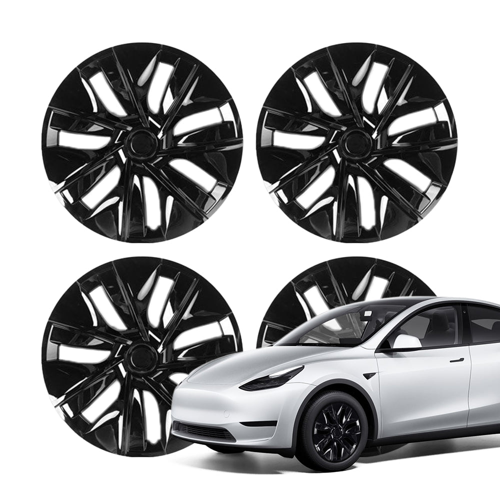 TESERY 19″ Gemini Dark Wheels Cover for Model Y (4PCS)