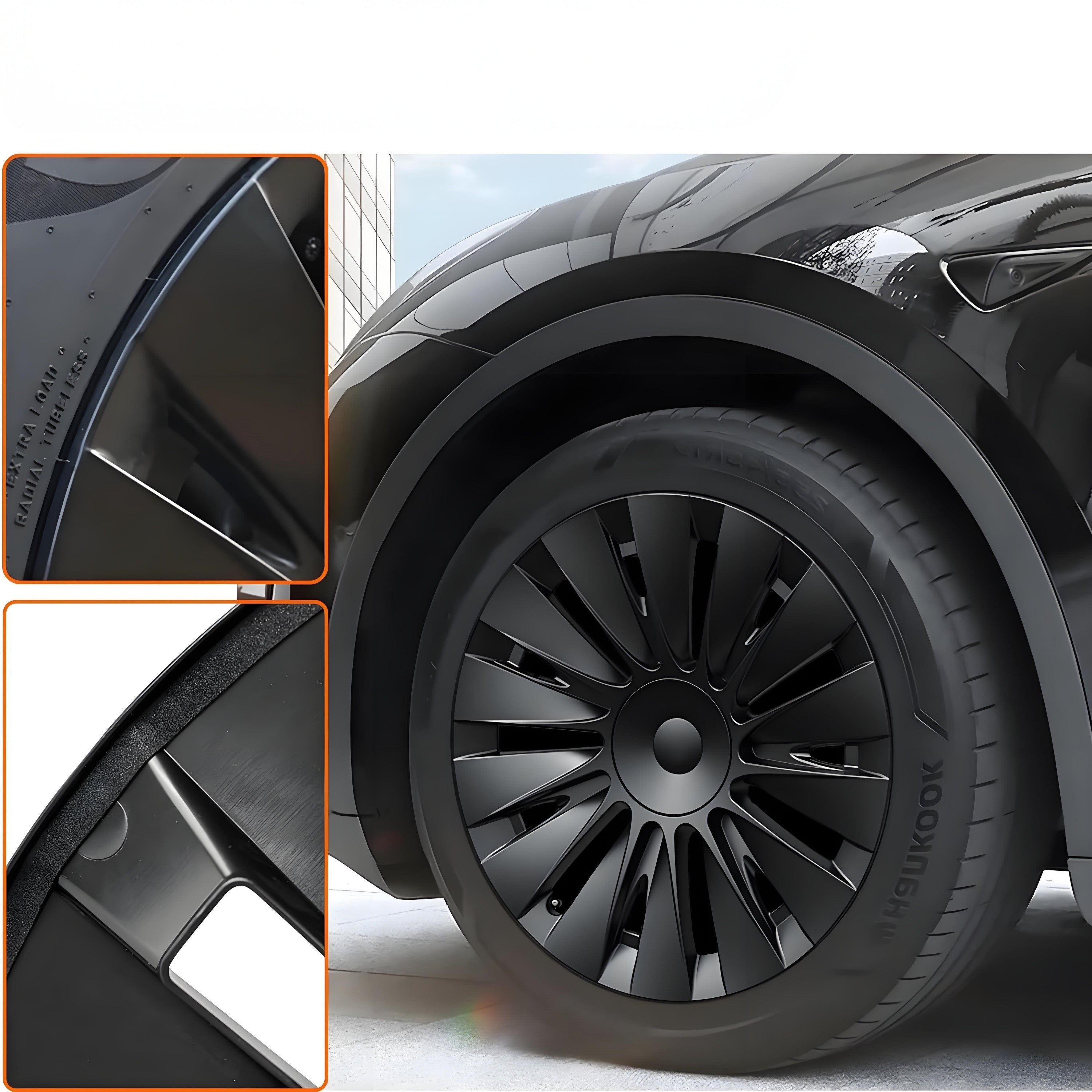 TESERY 19″ Performance Hub Caps For Model Y (4PCS)
