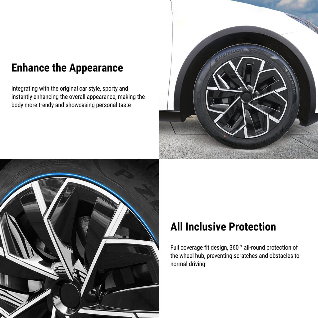TESERY 19″ Trinan Wheel Covers for Model Y (4PCS)