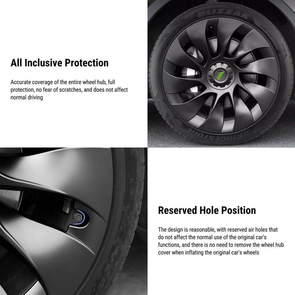 TESERY 19″ Wheel Covers for Model 3 (4PCS)