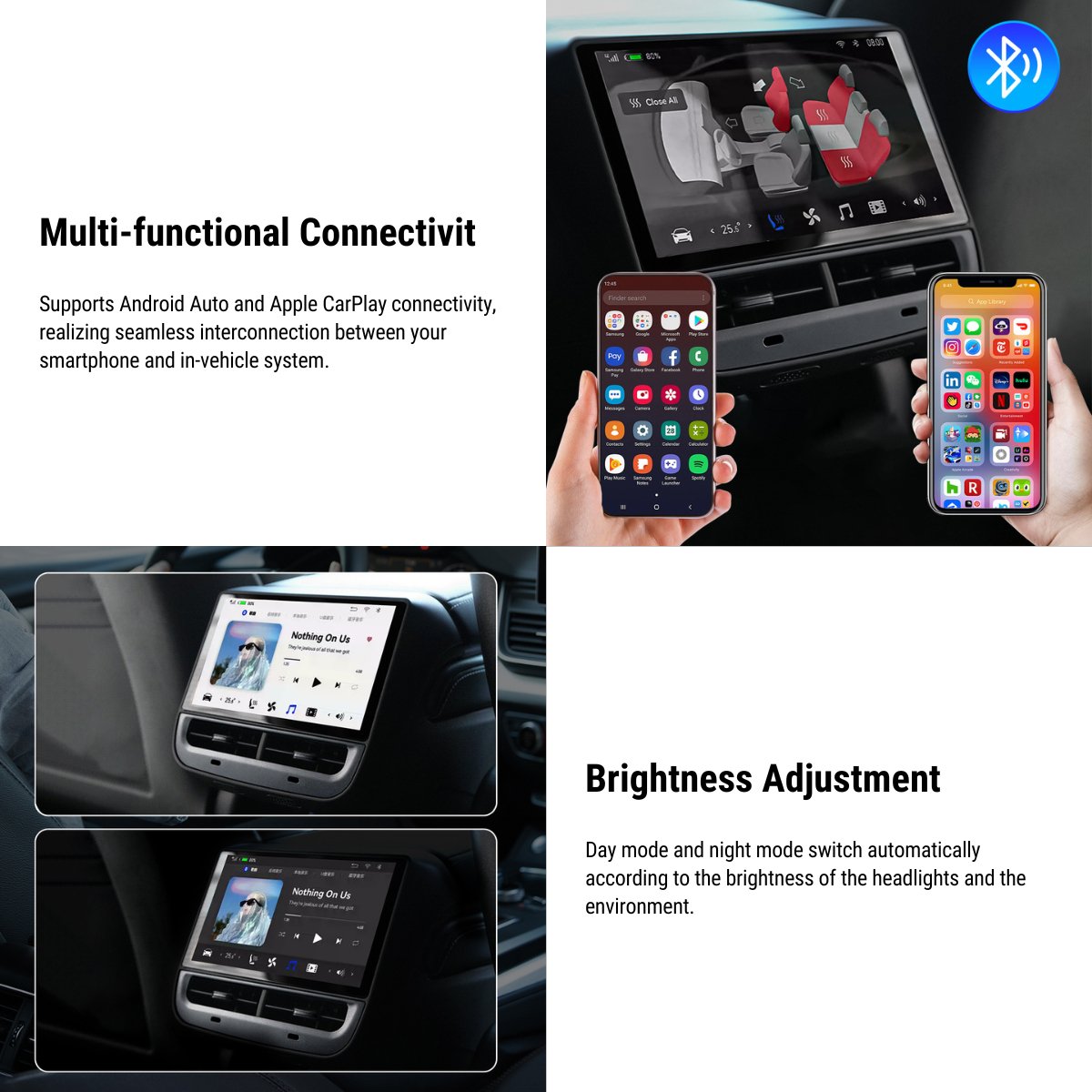 TESERY 7" Rear Entertainment System for Model Y / 3