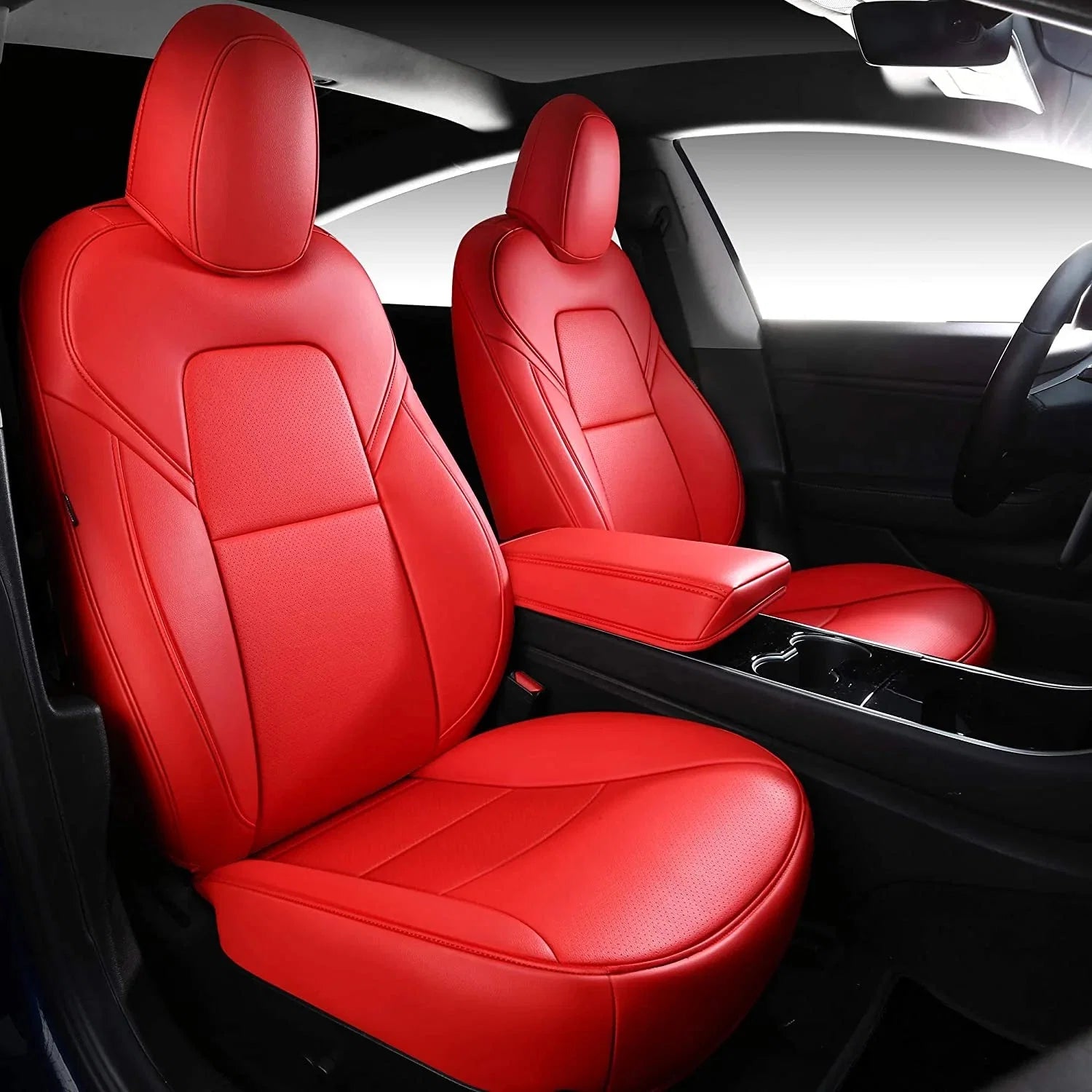 TESERY Leather Seat Covers for Model 3/Y | Clearance Sale | Limited Stock