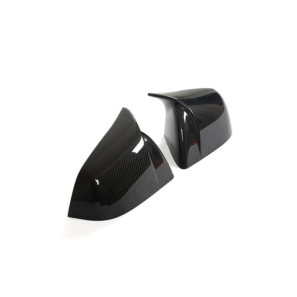 TESERY Mirror Caps for Model Y / 3 ( Sporty Style ) - Dry Carbon Fiber Exterior Mods