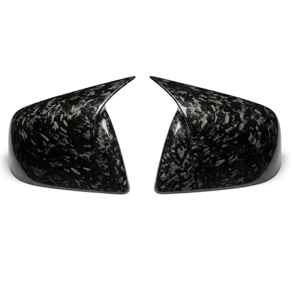 TESERY Mirror Caps for Model Y / 3 ( Sporty Style ) - Dry Carbon Fiber Exterior Mods