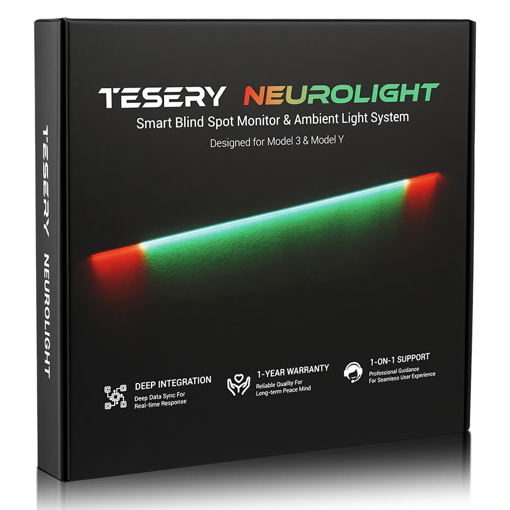 TESERY NeuroLight丨Model 3/Y Dashboard RGB Lights with Integrated BSD System