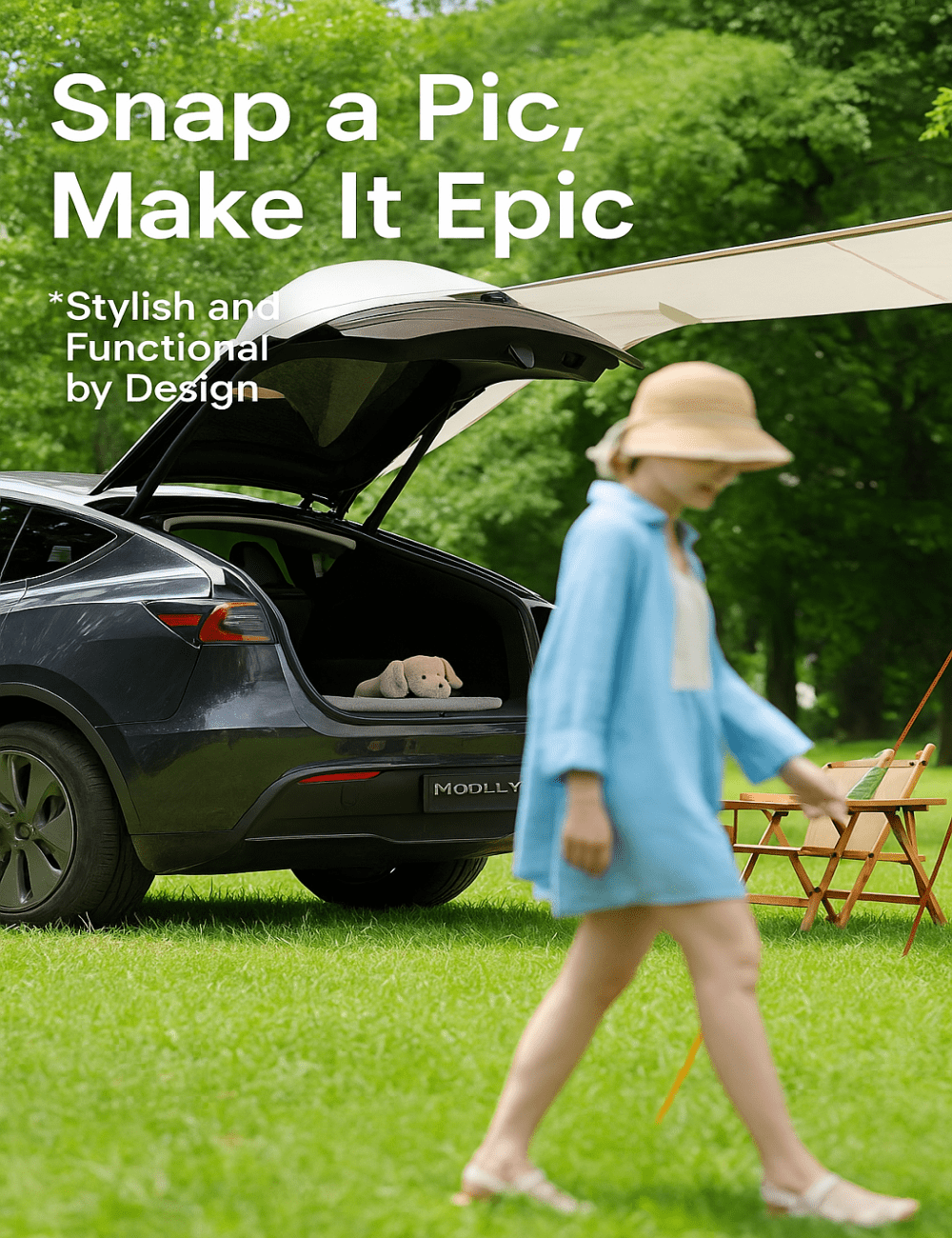 TESERY Tailgate Camping Tent for Tesla Model Y Juniper