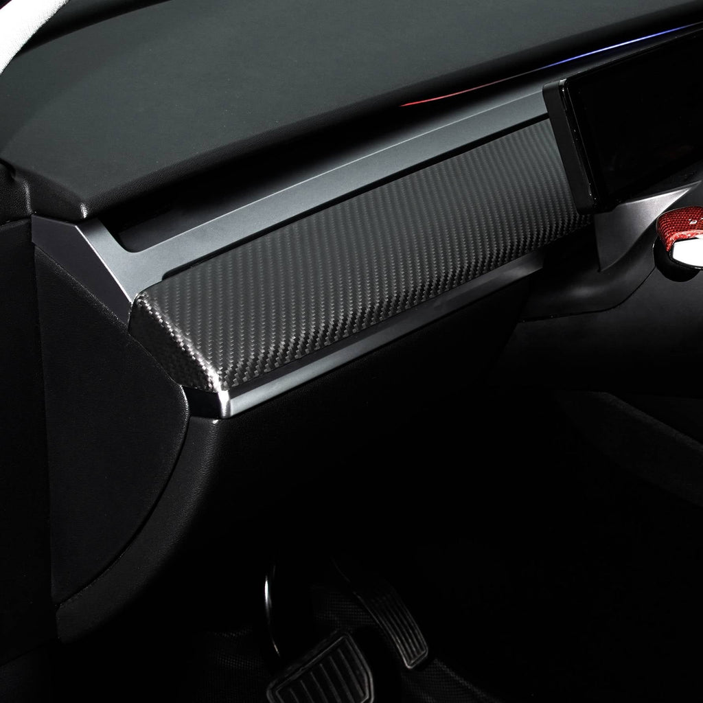 TESERY Tesla Model 3 / Y Dashboard Cover - Dry Carbon Fiber Interior Mods