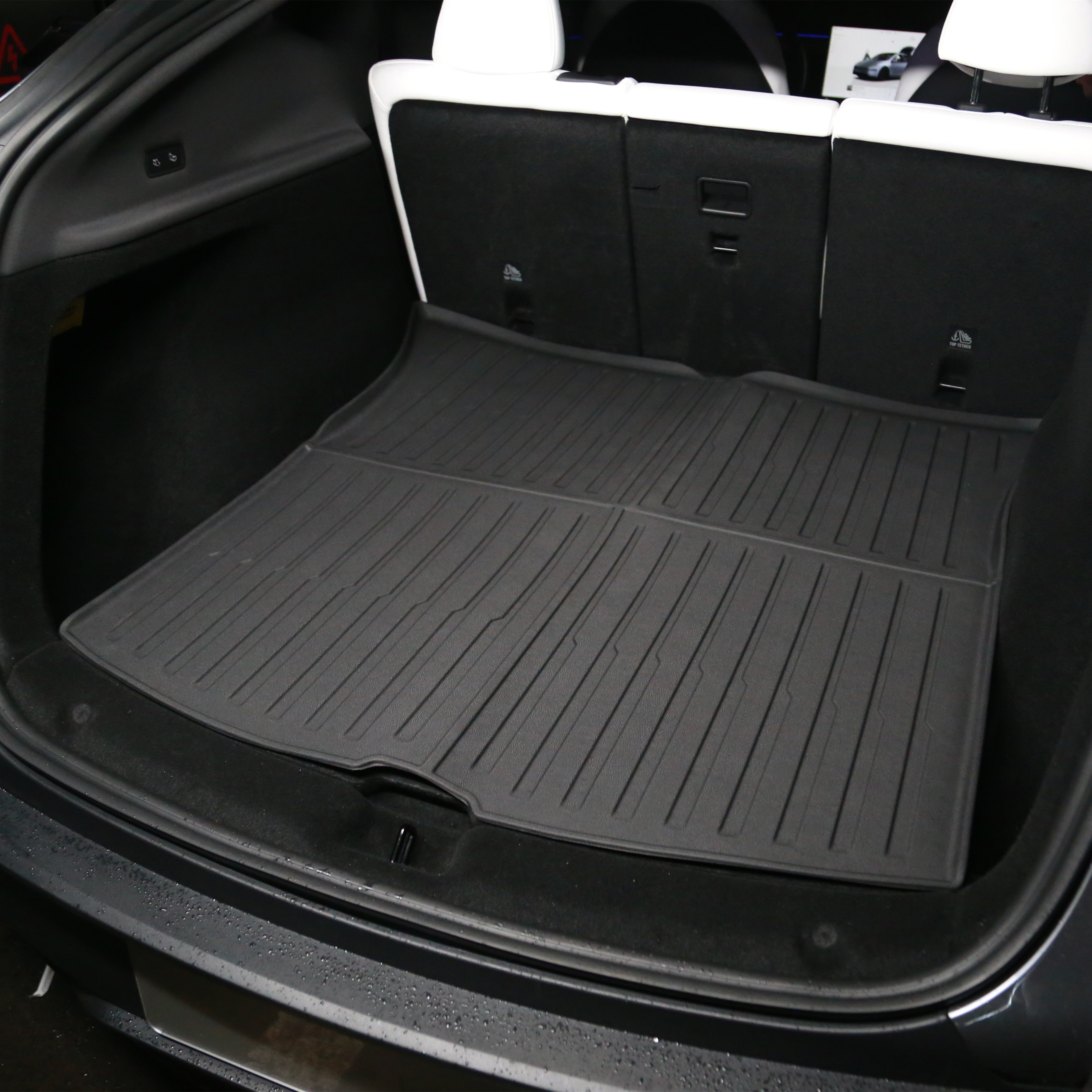 TESERY TPE Front/Rear Trunk Mats for Model Y Juniper