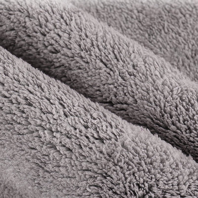 Premium Dual-Sided Microfiber Towel | 8x Absorbent | Coral Velvet + Suede | 28×20cm