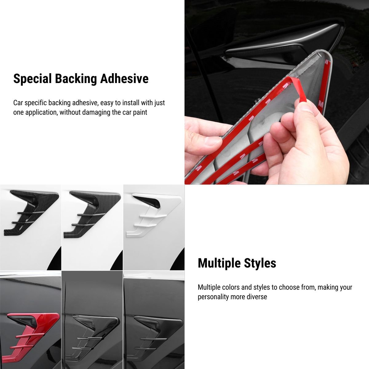TESERY Thunder Side Camera Cover for Model 3/Y | 5 Colors