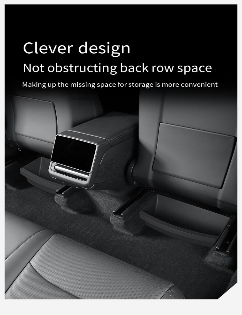 TPE Under Seat Storage Box for Model Y Juniper | TESERY
