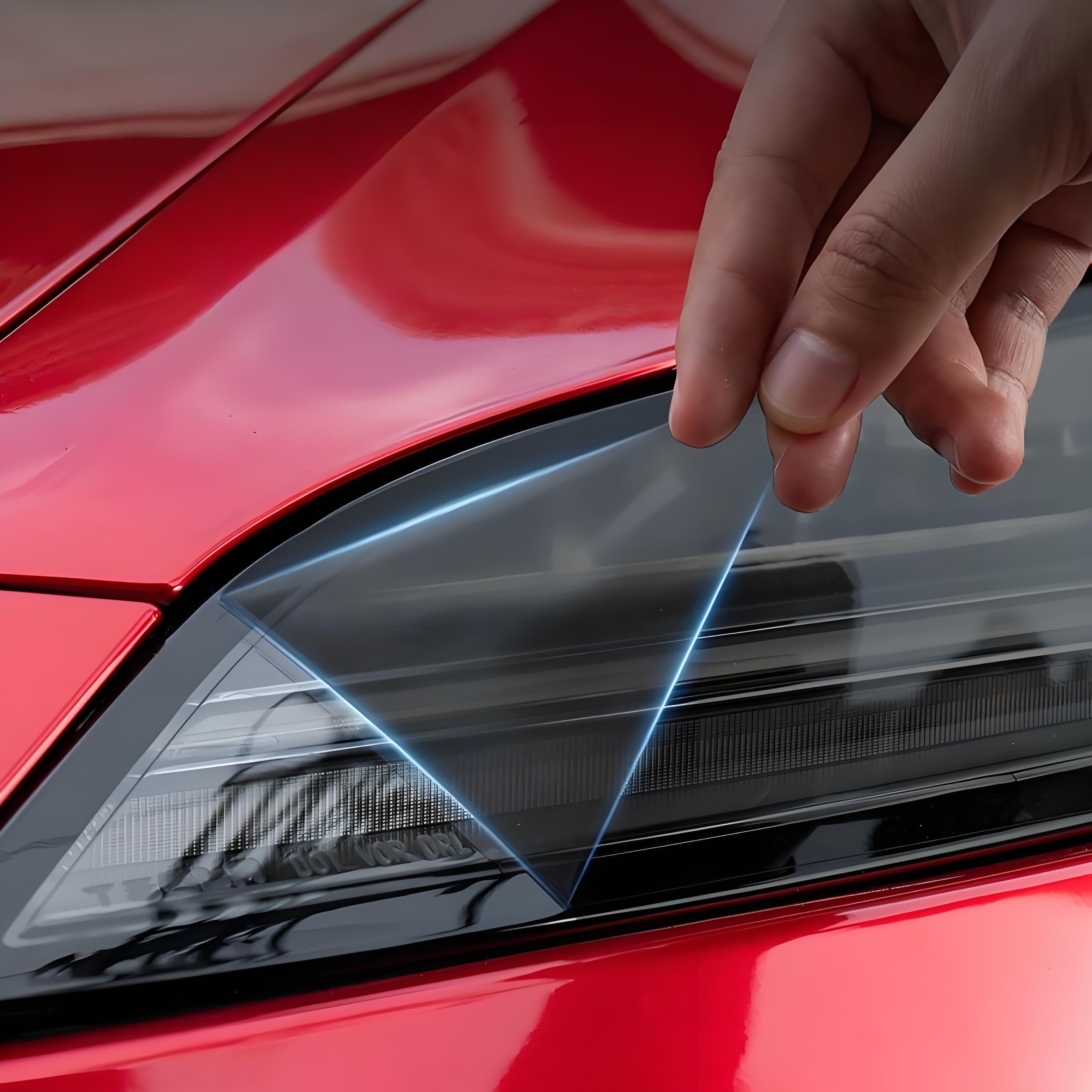 TPU Headlight Protection Film for Model Y Juniper & Model 3 Highland