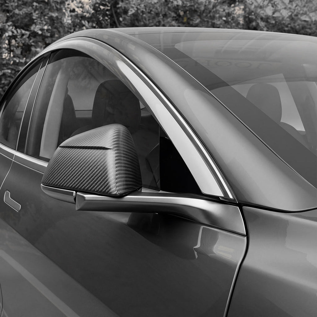 Window Visor Rain Guards for Model 3/Y | 4-Piece Set | 3M Adhesive